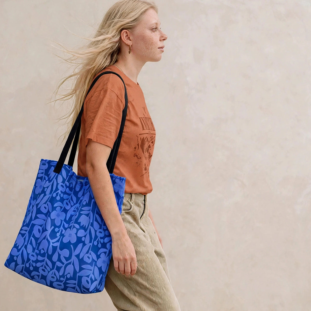Bolsa Grande STAD DAG · Blå